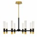 Davies Integrated LED Brushed Gold Chandelier