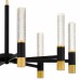 Davies Integrated LED Brushed Gold Chandelier