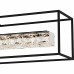 Dazzle Matte Black Linear Chandelier