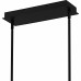 Dazzle Matte Black Linear Chandelier