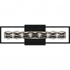 Dazzle Matte Black Bath Light