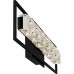 Dazzle Integrated LED Matte Black Bath Light with CCT Switch