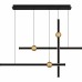 Harvick Matte Black Linear Chandelier