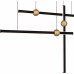Harvick Matte Black Linear Chandelier