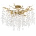 Isobel 8-Light Brushed Gold Semi-Flush Mount
