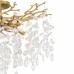 Isobel 8-Light Brushed Gold Semi-Flush Mount