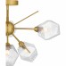 Salvador 6-Light Brushed Gold Semi-Flush Mount