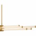 Talbott Brushed Gold Linear Chandelier