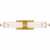 Talbott Integrated LED Brushed Gold Bath Light with CCT Switch