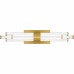 Talbott Integrated LED Brushed Gold Bath Light with CCT Switch