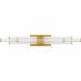 Talbott Integrated LED Brushed Gold Bath Light with CCT Switch