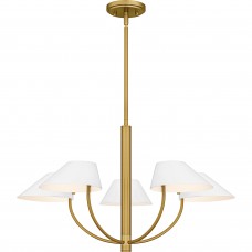 Penley 5-Light Brushed Gold Chandelier