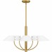 Penley 5-Light Brushed Gold Chandelier