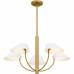 Penley 5-Light Brushed Gold Chandelier