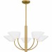 Penley 5-Light Brushed Gold Chandelier