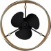 Zito 3-Light Matte Black Fan Light