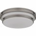 Grafton 3-Light Antique Nickel Flush Mount