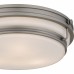 Grafton 3-Light Antique Nickel Flush Mount
