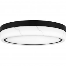 Gasper Matte Black Flush Mount