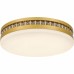 Carey Integrated LED Brushed Gold Flush Mount with CCT Switch