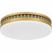 Carey Integrated LED Brushed Gold Flush Mount with CCT Switch