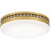 Carey Integrated LED Brushed Gold Flush Mount with CCT Switch
