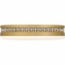 Carey Integrated LED Brushed Gold Flush Mount with CCT Switch