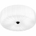 Oberman 3-Light Flush Mount with Interchangeable Matte Black, Brushed Nickel, and Brushed Gold Knobs