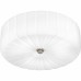 Oberman 3-Light Flush Mount with Interchangeable Matte Black, Brushed Nickel, and Brushed Gold Knobs