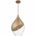 Drover 1-Light Bronze Gold Pendant