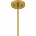Haze 1-Light Brushed Gold Mini Pendant