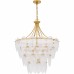 Lilestone 7-Light Gold Leaf Pendant