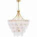 Lilestone 7-Light Gold Leaf Pendant