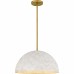Portia 3-Light Brushed Gold Pendant