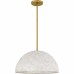 Portia 3-Light Brushed Gold Pendant