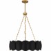 Santana 5-Light Matte Black Pendant