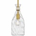 Govada 1-Light Brushed Gold Mini Pendant