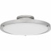 Donne Integrated LED Brushed Nickel Semi-Flush Mount with CCT Switch