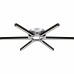 Zealand Integrated LED Polished Chrome Semi-Flush Mount with CCT Switch