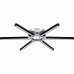 Zealand Integrated LED Polished Chrome Semi-Flush Mount with CCT Switch