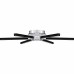 Zealand Integrated LED Polished Chrome Semi-Flush Mount with CCT Switch