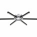 Zealand Integrated LED Polished Chrome Semi-Flush Mount with CCT Switch