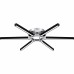 Zealand Integrated LED Polished Chrome Semi-Flush Mount with CCT Switch