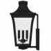 Quentin 4-Light Earth Black Outdoor Wall Lantern