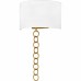 Baynes 2-Light Brushed Gold Wall Sconce