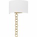 Baynes 2-Light Brushed Gold Wall Sconce