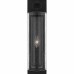 Redan 1-Light Stone Black Outdoor Wall Lantern