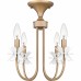 Remy 4-Light Bronze Gold Semi-Flush Mount