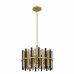 Richards 8-Light Brushed Gold Pendant Light