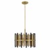 Richards 8-Light Brushed Gold Pendant Light